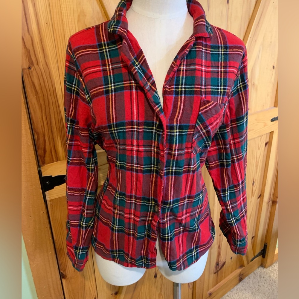 Women’s Old Navy plaid flannel pajama set